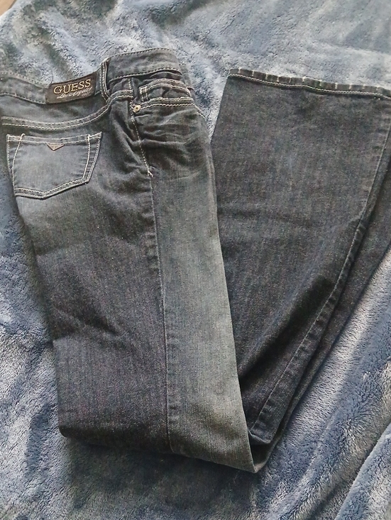 Guess Denim - GUESS Women's Dark Indigo Denim Flare Jeans